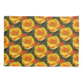 Lentgele tulpen kussensloop (Achterkant)