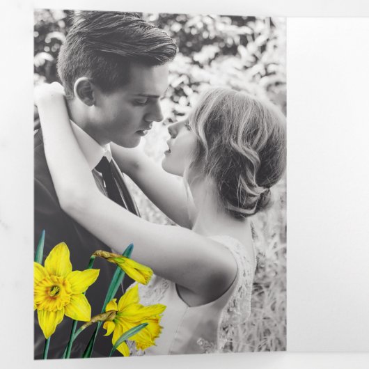 Lentgele vleermuizen witte bruiloft drieluik programma (Binnenzijde eerst)