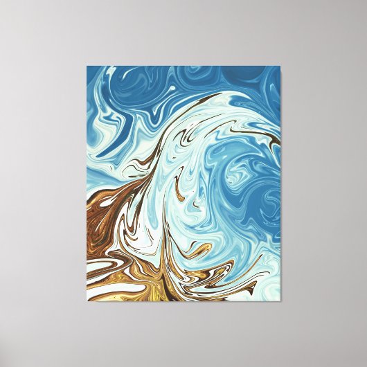 Lentgolven | Beste kleurenschilderij Canvas Afdruk (Voorkant)
