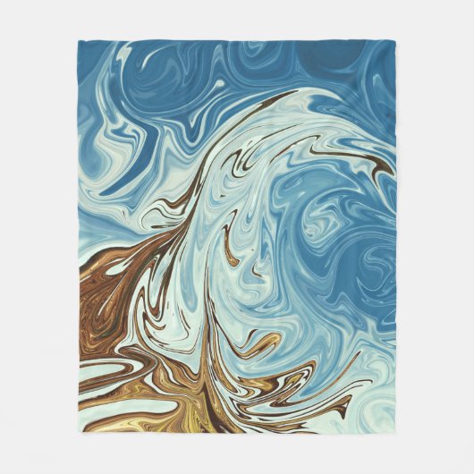 Lentgolven | Beste kleurenschilderij Fleece Deken (Voorkant)