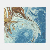 Lentgolven | Beste kleurenschilderij Fleece Deken (Voorkant (Horizontaal))