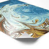 Lentgolven | Beste kleurenschilderij Foto Afdruk (Hoek)