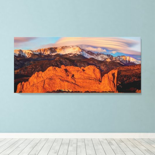 Lenticulaire cloud canvas afdruk (Insitu (Houten vloer))