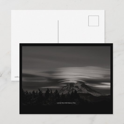 Lenticulaire golven briefkaart (Voorkant / Achterkant)