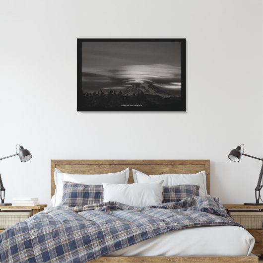 Lenticulaire golven canvas afdruk (Insitu (Slaapkamer))