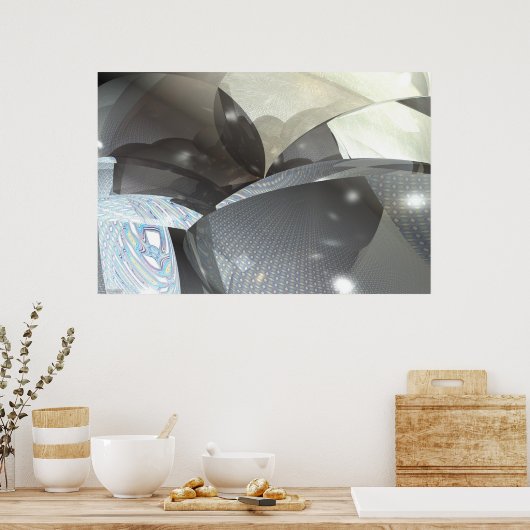 Lenticulaire serendipiteit poster (Keuken)