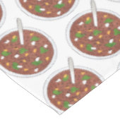 Lentil Soup Dinner Cooking Supper Vegetarian Food Tafelkleed (Gekanteld)