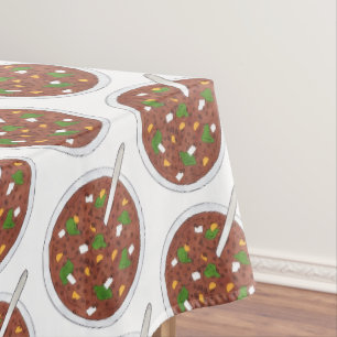 Lentil Soup Dinner Cooking Supper Vegetarian Food Tafelkleed