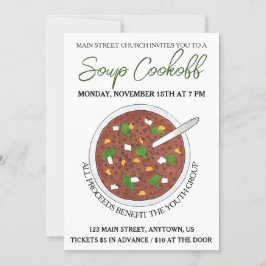 Lentil Soup Dinner Cookoff Competition Super Food Kaart