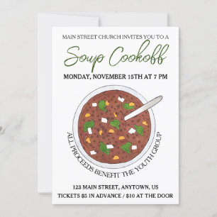 Lentil Soup Dinner Cookoff Competition Super Food Kaart