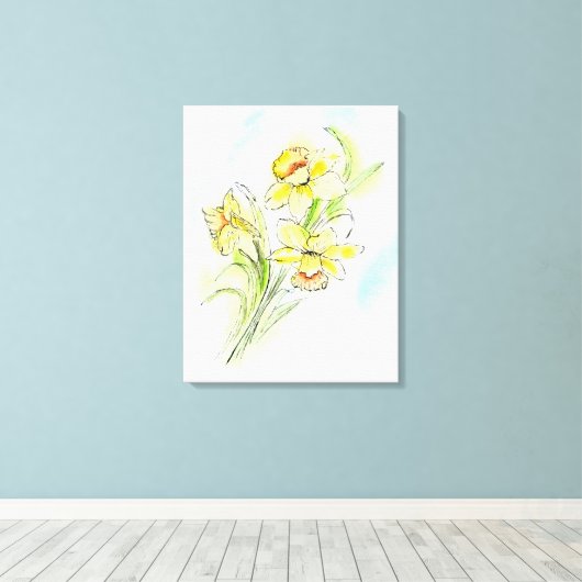 Lentjaar Canvas Afdruk (Insitu (Houten vloer))