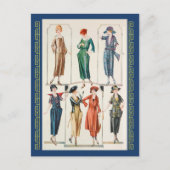 Lentjurken. (1920) briefkaart (Voorkant)