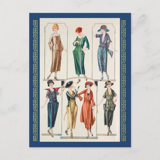 Lentjurken. (1920) briefkaart (Voorkant)