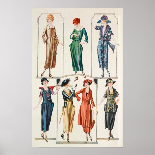 Lentjurken. (1920) poster (Voorkant)