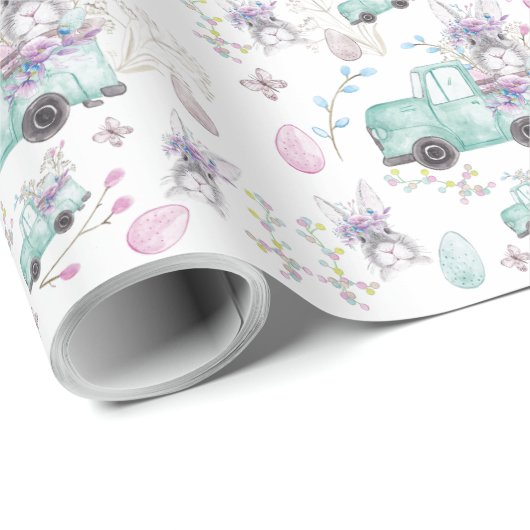 Lentkleurig handschilderd cadeaupapier (Rol Hoek)