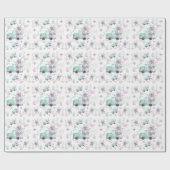 Lentkleurig handschilderd cadeaupapier (Vlak)