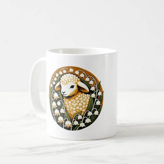 Lentlamp Koffiemok (Voorkant links)