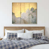 Lentlandschap Canvas Afdruk (Insitu (Slaapkamer))