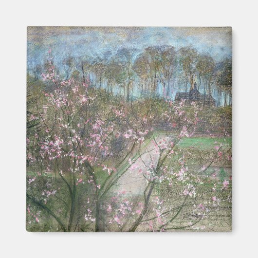 Lentlandschap Magneet (Voorkant)