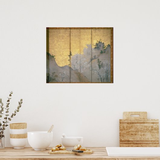 Lentlandschap Poster (Keuken)