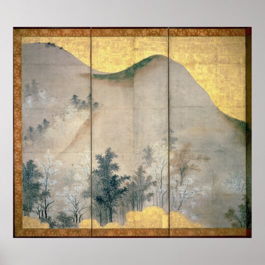 Lentlandschap Poster (Voorkant)