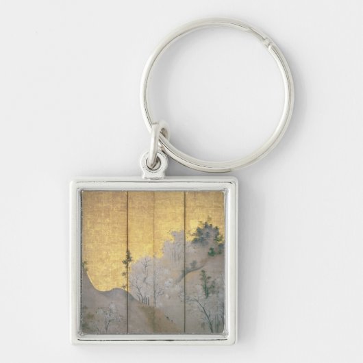 Lentlandschap Sleutelhanger (Voorkant)
