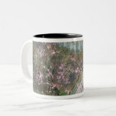 Lentlandschap Tweekleurige Koffiemok (Voorkant links)