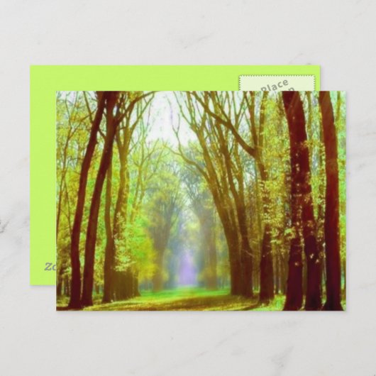 Lentlicht Briefkaart (Voorkant / Achterkant)