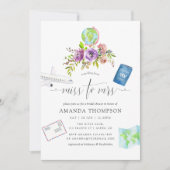 Lentreizen van mevrouw naar mevrouw Vrijgezellenfe Kaart (Voorkant)