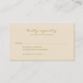  lentroze groene bloemen die RSVP binden Informatiekaartje (Voorkant)