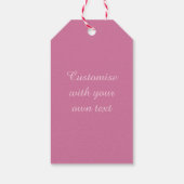  lentroze wilde bloemen Dank je Cadeaulabel (Achterkant)