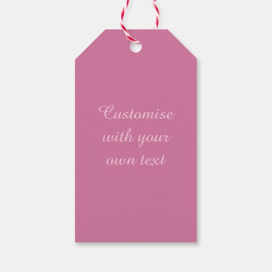  lentroze wilde bloemen Dank je Cadeaulabel (Achterkant)