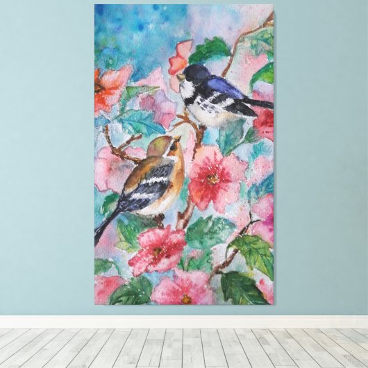 Lentspingen plakdoek afdrukken (Insitu (Houten vloer))