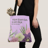 Lenttuin in bloom tote bag (Dichtbij)