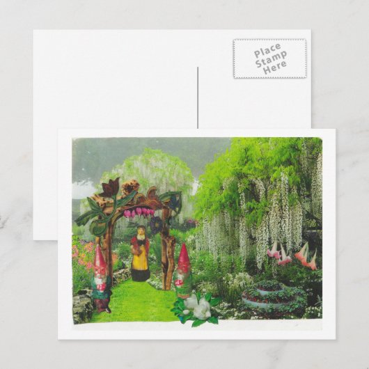 lentuin briefkaart (Voorkant / Achterkant)