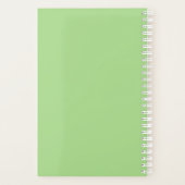 Lentuin met bijen en bloemen planner (Achterkant)