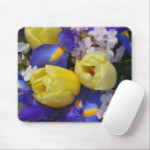 Lentuslippen en ringbloemen mousepad muismat (Met muis)