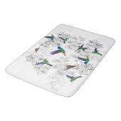 Lentvogels - Hummingbird - Kies of voeg uw kleur t Badmat (Gekanteld)