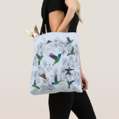 Lentvogels - Hummingbird - Kies of voeg uw kleur t Tote Bag (Dichtbij)