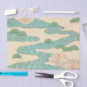 Lentvogels op het Hexagon-gebergte  Japans Tissuepapier (Craft)