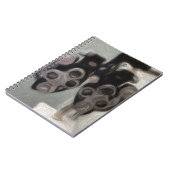Lenzen voor oogonderzoek notitieboek (Linkerzijde)