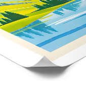 Lenzerheide Valbella Vintage Reisposter Poster (Hoek)