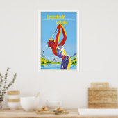 Lenzerheide Valbella Vintage Reisposter Poster (Keuken)