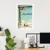 Lenzerheide Zwitserland Vintage Skiposter Poster (Thuiskantoor)