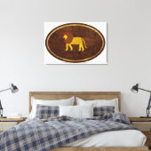 Leo 2008 canvas afdruk (Insitu (Slaapkamer))