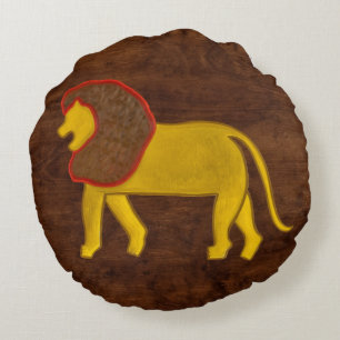 Leo 2008 rond kussen