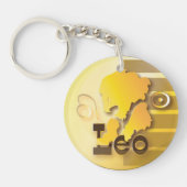 Leo-23 juli t/m 21 augustus sleutelhanger (Voorkant)