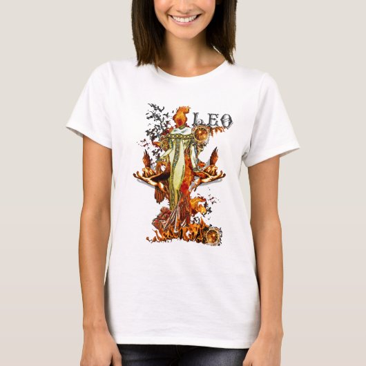 Leo (23 juli t/m 22 augustus) t-shirt (Voorkant)