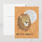 Leo 23 juli tot 22 augustus Briefkaart (Voorkant / Achterkant)
