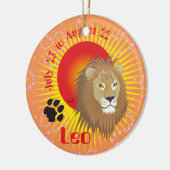 Leo 23 juli tot 22 augustus Ornament (Links)
